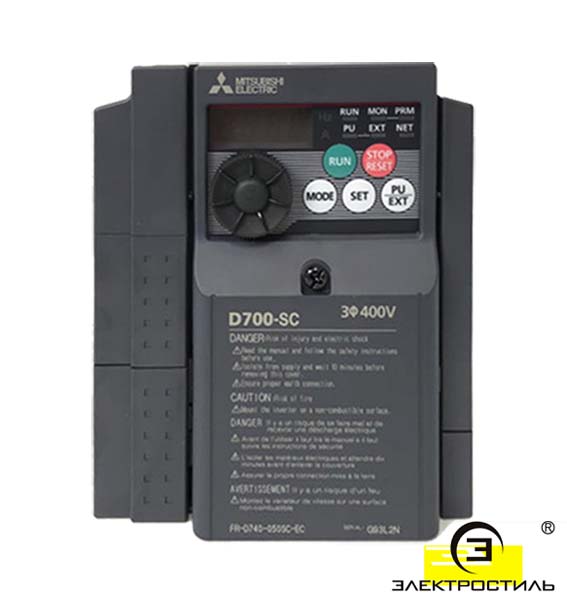 Преобразователь частоты Mitsubishi FR-D740-080SC-EC 3,7 кВт 8 А изображение