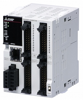 FX5UC-64MT/DSS Контроллер FX5UC  24В пост. тока; 32 вх.24В пост. тока; 32 вых. транзистор; Eth.; RS4
