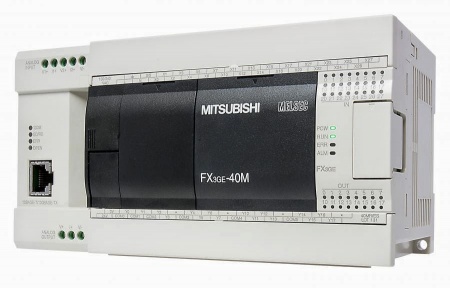 FX3GE-40MR/ES Контроллер AC 100-240 V; 24 входа DC 24V; 16 выходов реле, дополнительно Ethernet  10/