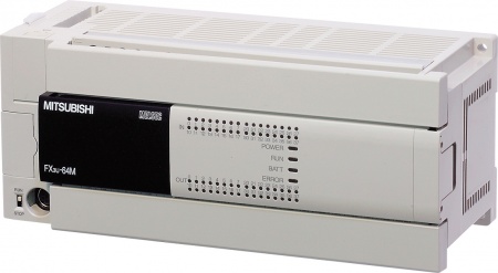 FX3U-64MR/ES Контроллер  AC 100-240 V: 32 входов DC 24 V; 32 выходов реле