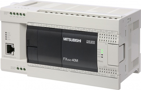 FX3GE-40MR/DS Контроллер DC 24В; 24 входа DC 24В; 16 выходов реле, дополнительно Ethernet  10/100 Мб