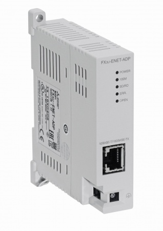 FX3U-ENET-ADP Коммуникационный модуль Ethernet  10/100 Мбит для передачи данных на верхний уровень