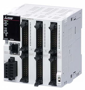 FX5UC-96MT/DSS Контроллер FX5UC  24В пост. тока; 48 вх.24В пост. тока; 48 вых. транзистор; Eth.; RS4