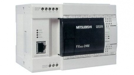 FX3GE-24MT/DSS Контроллер DC 24В; 14 входов DC 24В; 10 транзисторных выходов (источник source), допо
